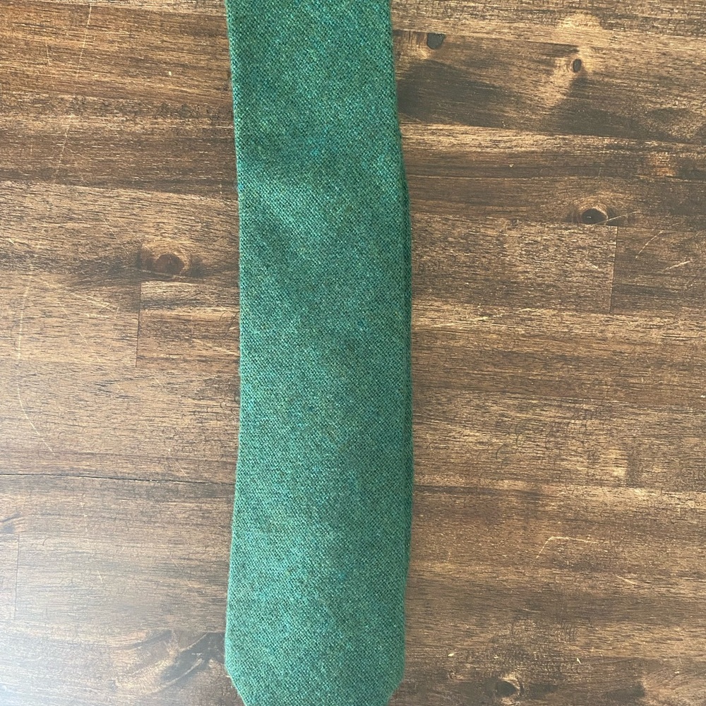 Wembley Heathered Forest Green Wool Tie